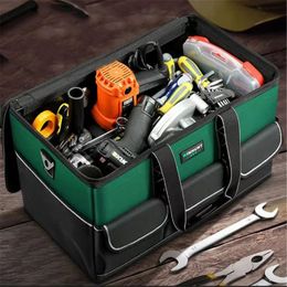Rectangular Waterproof Tool Bags with Strap Large Capacity Bag Tools Increase 30 for Electrician Carpentry 240123