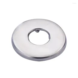 Kitchen Faucets Self-Adhesive Wall Split Flange Escutcheon Cover Plate Shower Faucet Decorative Finish Stainless Steel Drop