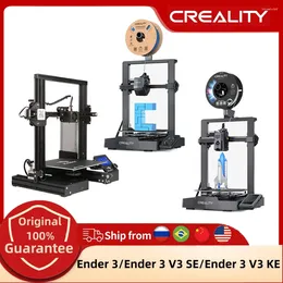 Printers Creality Ender 3 V3 SE/Ender KE 3D Printer High-speed Printing Connected For Smart Control Auto Leveling X-axis Linear Rail