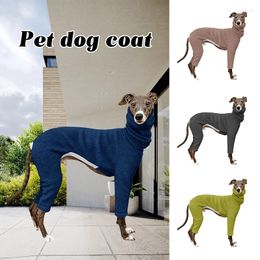 Dog Apparel Large Winter Clothes Jackets 4-Leg Fleece Thermal Big Coat Greyhound Whipple Jumpsuit Overalls Collar Warm Outfit