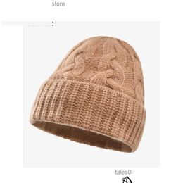 Beanie/Skull Caps Beanie/Skl Caps Birdtree %Sheep Wool New Autumn Winter Knitted Hat Warm Versatile Mens And Womens Simplicity 2023 A3 Dhn7N