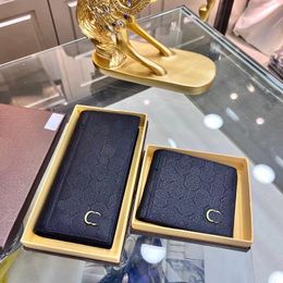 Fashion Clutch Bag Designers Paris Style Mens Wallet Credit Card Holder Purse Men Wallets Luxury Billfold Handbags Pu Leather Purses CYD24020201-12