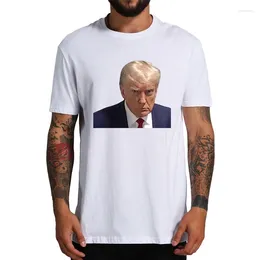 Men's T Shirts Trump Mugs 2024 Fashion Tee Cotton EU Size Tops