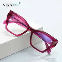 Sunglasses VICKY Fashion Personalised Glasses Anti-blue Light Cat Eye Reading Can Be Customised Prescription Ladies Eyeglasses 2167