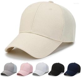 Ball Caps Summer Light Plate Solid Color Baseball Cap Men's And Women's Sunshade Couple Hat Outdoor Breathable Net