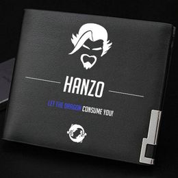 Shimada Hanzo wallet Consume You purse Game Photo money bag Casual leather billfold Print notecase