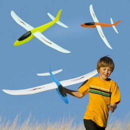 Hand Throwing Airplane 60 X 100 X 15.5cm Diy Epp Foam Flexible Durable Hand Throwing Aircraft Plane Model Outdoor Toy 240131