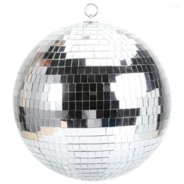 Decorative Figurines 1pc Mirror Disco Ball Hanging Reflective KTV Christmas Decoration Glass Foam 25cm