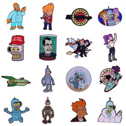 Brooches Excellent Quality Comedy Comic Movies TV Lapel Pins Backpack Jeans Enamel Brooch Pin Women Fashion Jewellery Gift Cartoon Badges