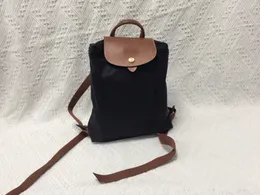 Qualidade superior mochila de náilon longo designer francês feminino marca saco dobrável camps viagem compras saco lona