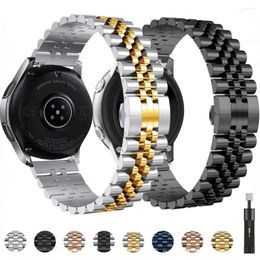 Watch Bands 22mm Metal Band For Huawei GT 2 GT2 Pro GT3 46mm Stainless Steel Bracelet Samsung 3 45mm/Gear S3 Strap