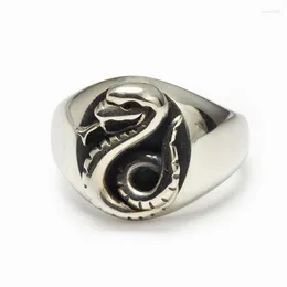 Cluster Rings Wizard Magic School Malfoy Family Badge Snake Slytherin Cosplay Ring Unisex Jewellery Gift Prop Accessories Wholesale