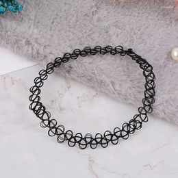 Choker Fashion Hippy Stretch Tattoo Necklace Elastic Chocker Fishing Line Jewellery Gifts