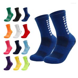 Men's Socks Casual Soccer Sport Grip Thickened Breathable Anti-Slip Football Men Women Outdoor Running Cycling Basketball