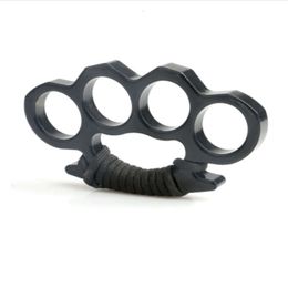 Plastic Thickened Binding Rope Finger Tiger Glass Fibre Alloy Self-defense Four-finger Hand Brace Aluminium Self M587