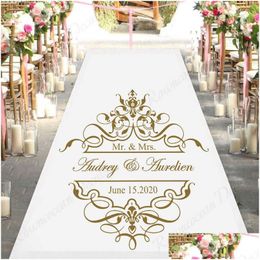 Wallpapers Personalised Bride Groom Name And Date Wedding Dance Floor Decals Vinyl Party Decoration Centre Of Sticker 4496 Drop Delive Dhsgy
