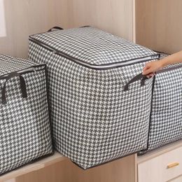 Dust-proof Tool Organiser Storage Clothes Quilt Bag Capacity Non-woven Home Closet Folding Wardrobe Large 240129