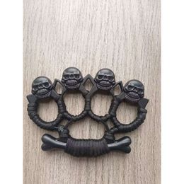 Four Finger Self-defense Buckle Tiger Hand Brace Fist Zinc Alloy Material Sturdy and Wear-resistant Buddha Head Ghost DG19
