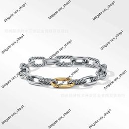 Designer Jewelry Bracelet Fashion Brand Davids Colorblock Chain Bracelet Popular Twisted Thread