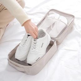 Shoes Bag Multifunction Portable Travel Cosmetic Storage Bag Waterproof Shoes Organizer Bag Dust-Proof Luggage Shoes Box 240131