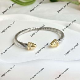 Designer Jewellery Bracelet Fashion Brand Davids Popular Woven Bracelet Round Head Open silver bracelets