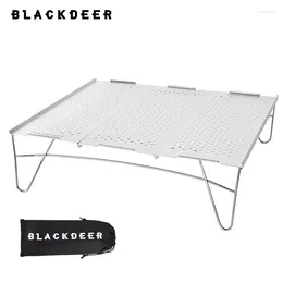 Camp Furniture Blackdeer Outdoor Table Foldable Portable Aluminium Alloy Ultralight Camping Barbecue MINI Silver