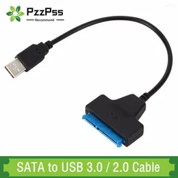 Computer Cables SATA To USB 3.0 / 2.0 Cable Up 6 Gbps For 2.5 Inch External HDD SSD Hard Drive 3 22 Pin Adapter III Cord