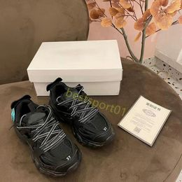 Triple S Track 3.0 Women Luxury Casual Shoes Grey Orange Green Black Shiragiku White Pink Blue Size 36-45 Mens Paris Sneakers shoe 36-45 B35