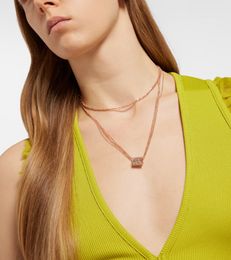 MYTHERESA necklace same replica fine Jewellery Copper K Gold Plated with box necklace for women designer necklace 18K gold with diamonds Valentine gift