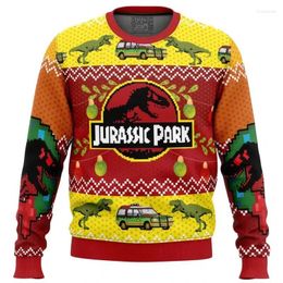 Men's Hoodies Santa Claus Sweater Ugly Jurassic Park Street Clothing Christmas Gift 3d Sweatshirt Clone Ethics Autumn And Winter