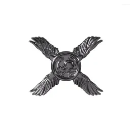 Brooches Game Residents Evils Village Pins Brooch Six-Winged Unborn Key Metal Badge Cosplay Costume Props Jewellery