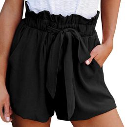 Women's Swimwear High Waisted Shorts Striped Ruffle Womens Biker Mesh Women Overalls For Elastic Waist