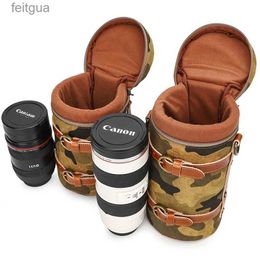 Camera bag accessories KOOGER Trendy Lens Case Bag Padded Waterproof DSLR SLR Barrel Protective Storage for YQ240204