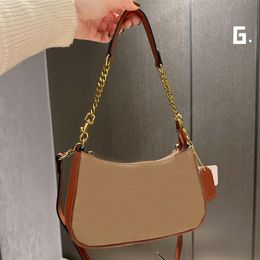 Women hobo leather Shoulder Bags All over letters Crossbody handbags purses black Moon fashion lady Small portable hand bag202l