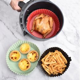 Baking Tools Kitchen Silica Gel Air Frying Pan Fried Chicken Chips Cake Mold Basket Mat Reusable Accessories