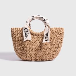 Borsa di design Summer Women's Fashion Basket Basket Woven Borse Choie Beach Borse Pagliet Borse di lusso Borse per tracolle di lusso CHPP-0411