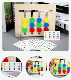 Paintings Montessori Wooden Toys Early Educational Training For Kids Logical Reasoning Colour Fruits Matching Game Baby Family