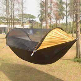 Camp Furniture 270x140cm Mosquito Net Hammock Outdoor Camping Tent Double Anti-mosquito Parachute Cloth Swing Chair With