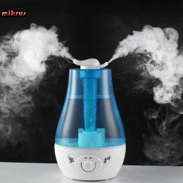 Humidifiers 3000ml Ultrasonic Air Humidifier Double Sprayers for Home Office Baby Room Big Mist Volume Fog Mist Maker Essential Oil Diffuser