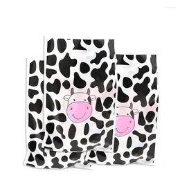 Gift Wrap 10pcs/Pack Cow Bag Cowboy Party Favor Bags Treat School Candy G Oodies Animals Theme For Birthday Kids Baby Show