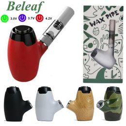 Authentic Beleaf Wax Pipe Kit 900mAh Preheat VV Adjustable Voltage Concentrate Pen Vaporizer E Cigarette Kits USB Rechargeable Vapour