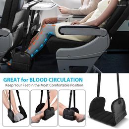 Camp Furniture Leg Hammock Folding Foot Rest Pad Fortable Footrest Travel Aeroplane Adjustable Height Sling Under Desk Portable