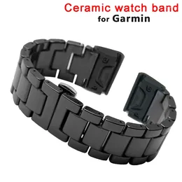 Watch Bands 26 22mm Watchband For Garmin Fenix 7 6 6X Pro 5 5X Plus 3HR Ceramic Band Fenix6 Fenix5 7X Quick Release Wrist Strap