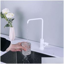Kitchen Faucets Pure White Colour Drinking Water Philtre Faucet Connector- Direct Tap Philtres Purifier Drop Delivery Home Garden Shower Dhzcu