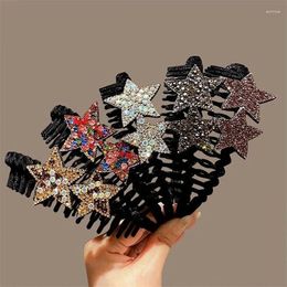 Hair Accessories 2024 Korean Fashion Girls Glitter Bands Cute Colors Hoop Hairbands Lovely Bow Stars Headbands Gifts