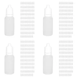 Storage Bottles 400PCS 15Ml Empty Plastic Squeezable Dropper Eye Liquid Refillable