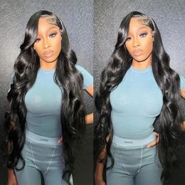 134 Hd Lace Frontal Wig 136 Lace Human Hair Wigs For Black Women 30 32 Inch Body Wave Lace Front Wig Brazilian Hair Wig 240118