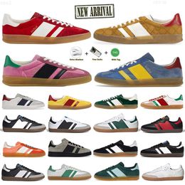 10A Top Gazelle Mens Casual Shoes Mexico White Vegan Black Gum Red Blue Bold Glow Pulse Mint Pink Solar Yellow Flat OG Veet Men Women 01