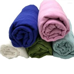 Blankets Ins Cotton Muslin Baby Blanket Solid Color Active Printing Very Soft Swaddle For Born Bedding