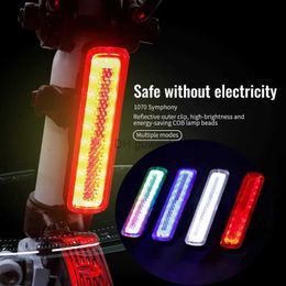 Other Lighting Accessories Bicycle Tail Light LED USB Rechargeable 14 Lighting Modes IPX6 Waterproof Bike Rear Light Cycling Taillight For MTB Road Bike YQ240205
